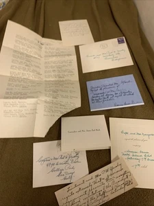 WW2 Lot Of Ephmera Dinner Invitation Officer Los USS Mississippi 1932 Quantico  - Picture 1 of 15