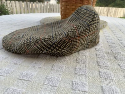 NWOT Purdey Flat Cap London Pure Wool Tweed Glen Plain Lined Cabbie - Image 1 of 4