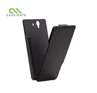 GENUINE CASE-MATE SONY XPERIA Z LEATHER SIGNATURE FLIP CASE COVER CM026511 - Image 1 of 2