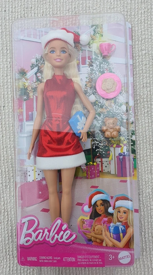 2023 Barbie Christmas Santa Doll Mattel #HJG72