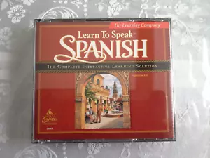 Learn To Speak Spanish Version 7.0 Windows CD - ROM 3 Disc 100 Lessons Vintage - Picture 1 of 5