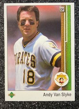 1989 Upper Deck Andy Van Slyke #537 Baseball Card Pittsburgh Pirates 5x GG/2x SS