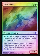Ruin Ghost FOIL Worldwake PLD White Uncommon MAGIC GATHERING CARD ABUGames