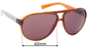 Lentes de repuesto para gafas de sol SFx para Nike EV0640 vintage 88 - 62 mm de ancho - Imagen 1 de 26