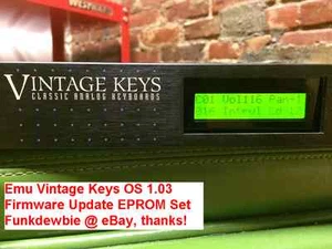 Emu Vintage Keys OS v1.03 EPROM Firmware Upgrade SET / New ROM Final Update Chip - Picture 1 of 3