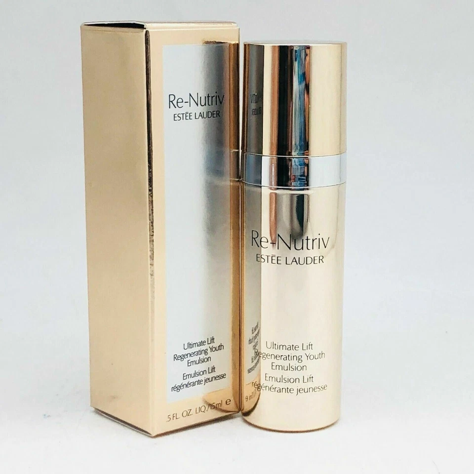 Emulsión juvenil regeneradora Estee Lauder Re-Nutriv Ultimate Lift 0,5 OZ NUEVA EN CAJA Foto 1 de 4