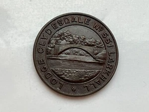 Scotland Masonic Penny - Lodge Clydesdale - #551 - They Received Every Man .. - Picture 1 of 4
