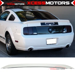 Fits 05-09 Ford Mustang OE Style Trunk Spoiler Painted HP Hi Performance White - Picture 1 of 6