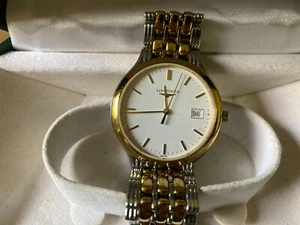 Longines Two Tone Silver Gold White Dial Watch - L5.649.3 - Picture 1 of 4