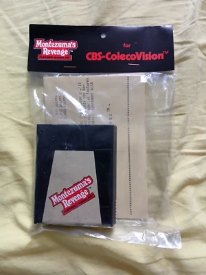 Montezuma's Revenge Colecovision New in Sachet Rare - Immagine 1 di 4