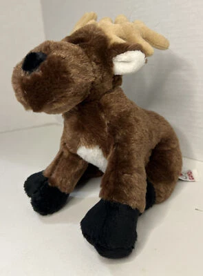 Ganz Webkinz Plush Reindeer Brown Stuffed Animal Toy HM137 NO CODE - Image 1 of 4