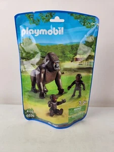 Gorilla Family Playmobil 6639 Babies & Mom New 2014 Made In Germany - Picture 1 of 8