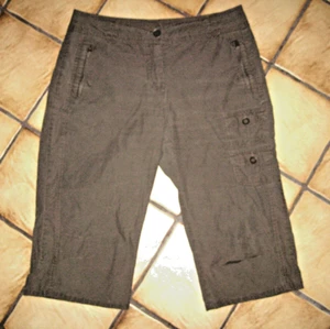 Yessica Cargo Bermuda 3/4 Sommer Hose khaki grün 38 Baumwolle H M Damen - Bild 1 von 2
