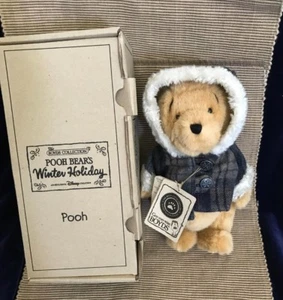 New Boyd's Exclusive Disney Collection Pooh Bear's Winter Holiday Bear #95979 - Picture 1 of 9