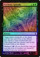Psychotic Episode FOIL Time Spiral HEAVILY PLD Black Common MAGIC CARD ABUGames