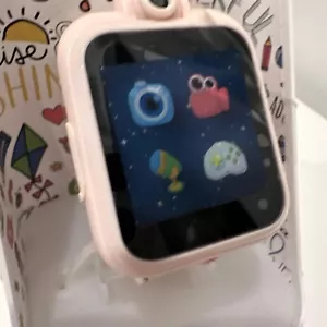 itouch Play Zoom Kids Smartwatch Games Camera Interactive Pink Rubber Band Cats - Picture 1 of 24