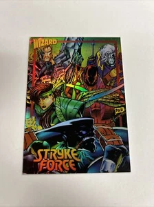 1993 Image Comics Stryke Force #9 Wizard Foil Promo Card - Picture 1 of 2