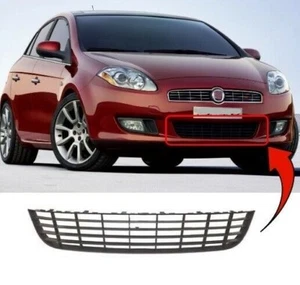 Fits Fiat Bravo 2007> Front Lower Centre Bumper Grille Black Brand New - Picture 1 of 8