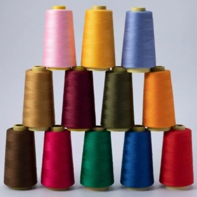 3000 Yards Sewing Thread 40S/2 Polyester Threads Apparel Sew Accessory Costume - Image 1 of 4