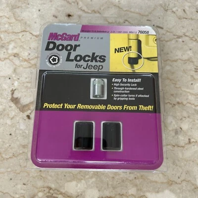 Cerraduras de protección de 2 puertas MCGARD MCG Jeep | 76058 Wrangler TJ y LJ ilimitado Foto 1 de 2
