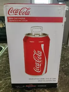 NEW Coca Cola Coke Can Mini Fridge Refrigerator Koolatron Portable Cooler CC06 - Picture 1 of 3
