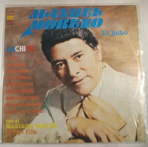 MANUEL MORENO -MANUEL MORENO EL JAIBO- 1982 MEXICAN LP TRANSLUCENT WAX, RANCHERA - Picture 1 of 5