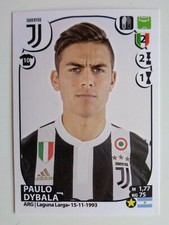 2017 /18 Panini Calciatori Serie A Sticker Paulo Dybala # 306 Juventus Argentina
