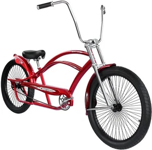 Micargi 3.0 Bronco 26" Stretch Beach Cruiser Bike Fat Tires High Rise Handlebars - Picture 1 of 25