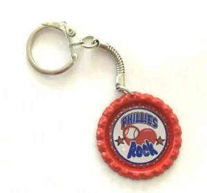 Phillies Rock Llavero Tapa Botella en Llavero Tono Plateado - Imagen 1 de 1