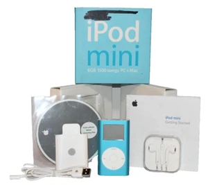 Apple iPod Mini 2nd Gen M9803LL/A Blue 6GB Complete w/ Original Box - Picture 1 of 22