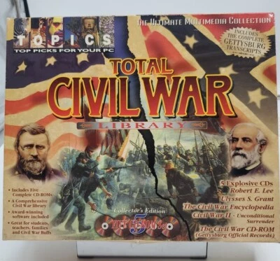 Total Civil War Library By Topics 5 CD-Rom Edition Software  - Image 1 of 4
