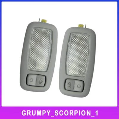 Lámpara de tocador interior izquierda+derecha gris para Hyundai i45 YF Sonata 2011-2015 Foto 1 de 4