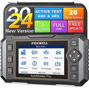 Foxwell NT650 Pro Bidirectional ABS SRS Car OBD2 Scanner Diagnostic Reset Tool