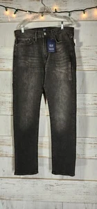 Gap Faded Black Slim Fit Jeans (Actual 32x31 @52 - Picture 1 of 7