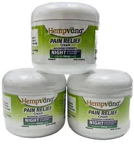 3 hempvana max pain relief cream melatonin 4oz sealed - Picture 1 of 2