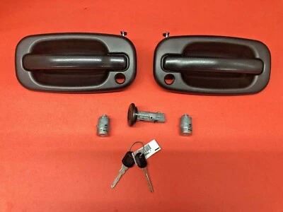 2001-2006 GM SILVERADO SIERRA IGNIÇÃO E KIT DE REPARO DE MAÇANETA DE TRAVA DE PORTA EXTERNA! - Imagem 1 de 4