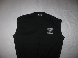 UNH University of New Hampshire Wildcats Basketball Vest Men's XL The Rock Black - Picture 1 of 4