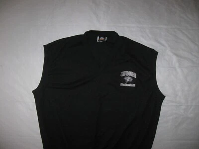 UNH University of New Hampshire Wildcats Basketball Vest Men's XL The Rock Black - Image 1 of 4