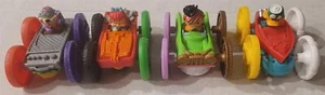 Tiny Toon Adventures Flip Cars McDonalds Happy Meal Figures x FOUR (USA) - Picture 1 of 8