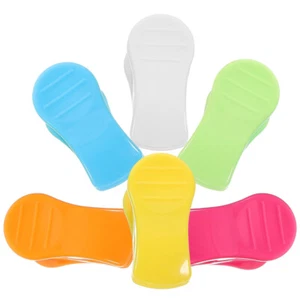 6 Pcs Wäscheklammer Lebensmittelklammern Für Taschen Essensclips - Bild 1 von 12