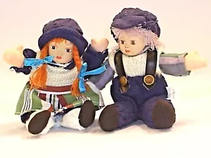 Sammlerstück kein Spielzeug kleine deutsche Puppen Junge und Mädchen Biskus Porzellan Paar - Bild 1 von 12