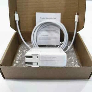 Genuine 87W 20.2V Type-C Charger With Cable For Apple Macbook Pro/ MacBook Air - Picture 1 of 5