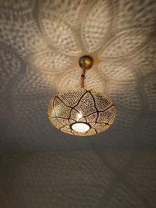 Pendelleuchten Messing marokkanische Pendelleuchte Vintage Deckenkronleuchter Leuchte - Bild 1 von 3