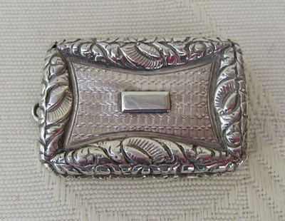 Vinagreta de plata de ley Jorge IV de John Bettridge-1827-Birmingham-14,3 gr Foto 1 de 4