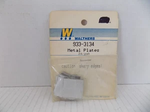 METAL PLATES 24 PACK BY WALTHERS HO SCALE #933-3134 PO NOS - Picture 1 of 5