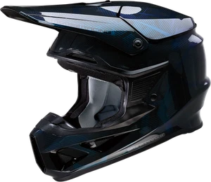 MOOSE OFFROAD Fits F.I. Helmet - Agroid Camo MIPS? - Iridescent Blue 0110-7755 - Picture 1 of 4