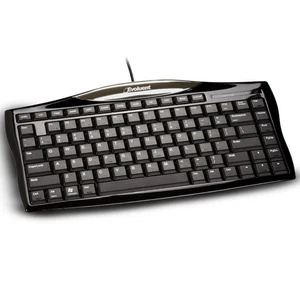 Wired Compact Keyboard – Compact Keyboard, Portable Wired Keyboard – No Numer... - Picture 1 of 6