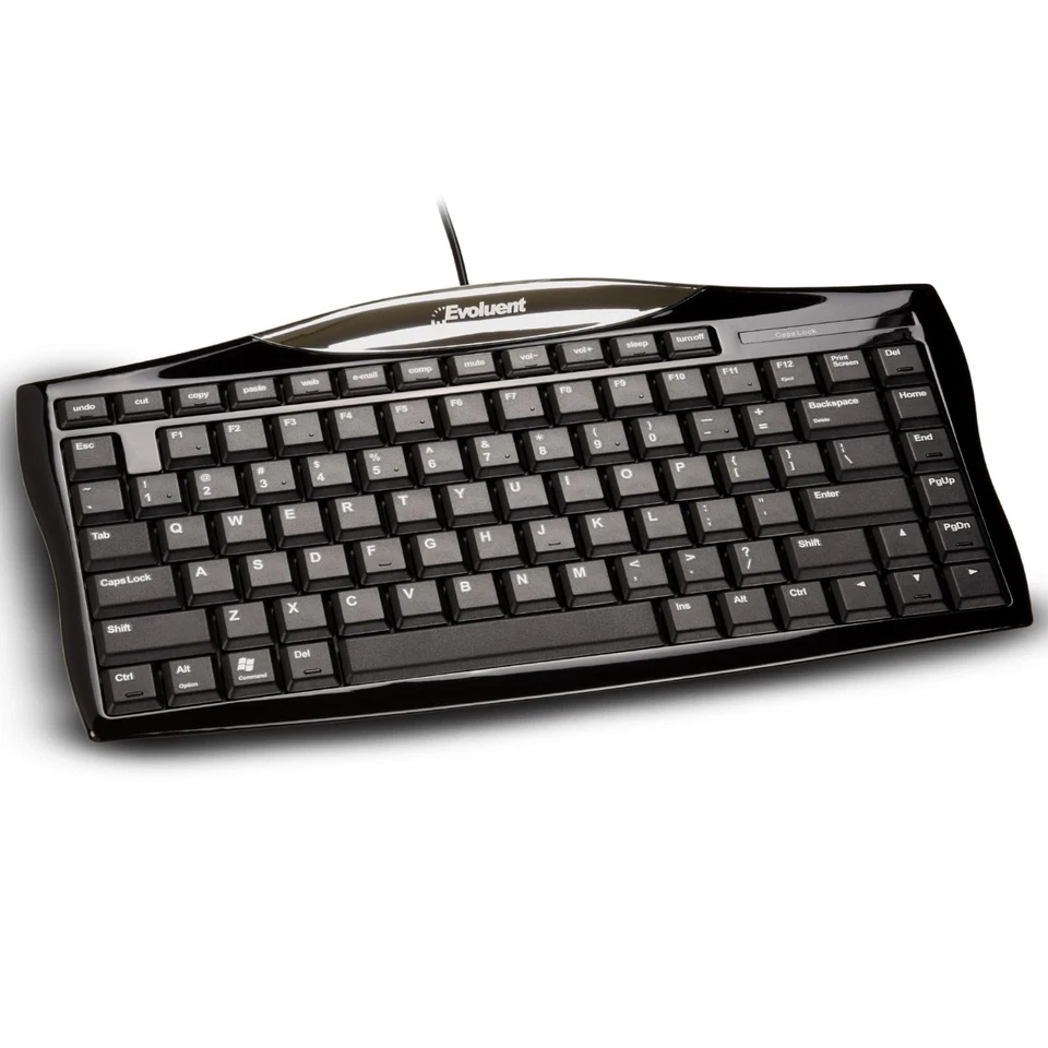 Wired Compact Keyboard – Compact Keyboard, Portable Wired Keyboard – No Numer... - Image 1 of 4