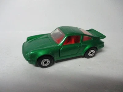 Matchbox Lesney Superfast SF3 Porsche Turbo- GREEN with RED interior, loose - Image 1 of 2