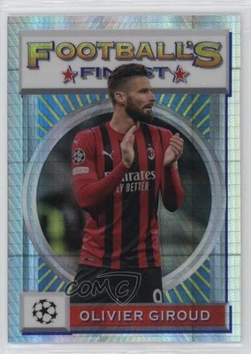2021-22 Topps Finest Flashbacks UCL Prism Refractor /35 Olivier Giroud #36 - Image 1 of 2